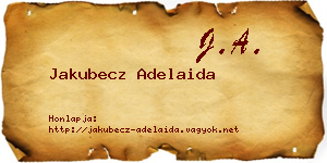 Jakubecz Adelaida névjegykártya
